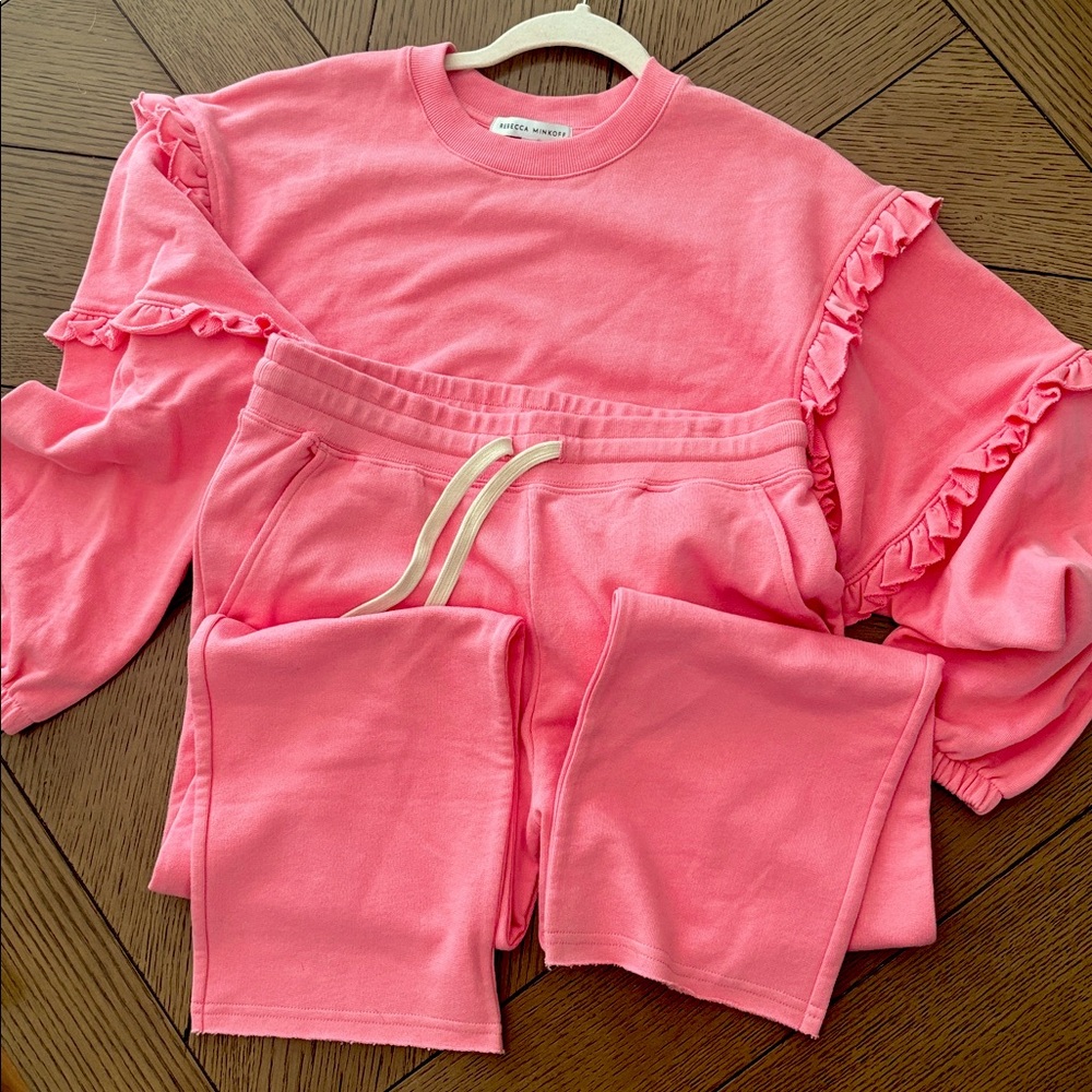 Rebecca Minkoff Evelyn 2 piece Sweatsuit NWOT